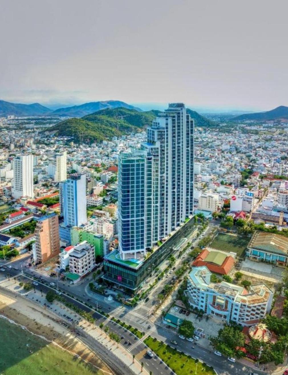 Beachfront Scenia Bay Apartment 芽庄 外观 照片